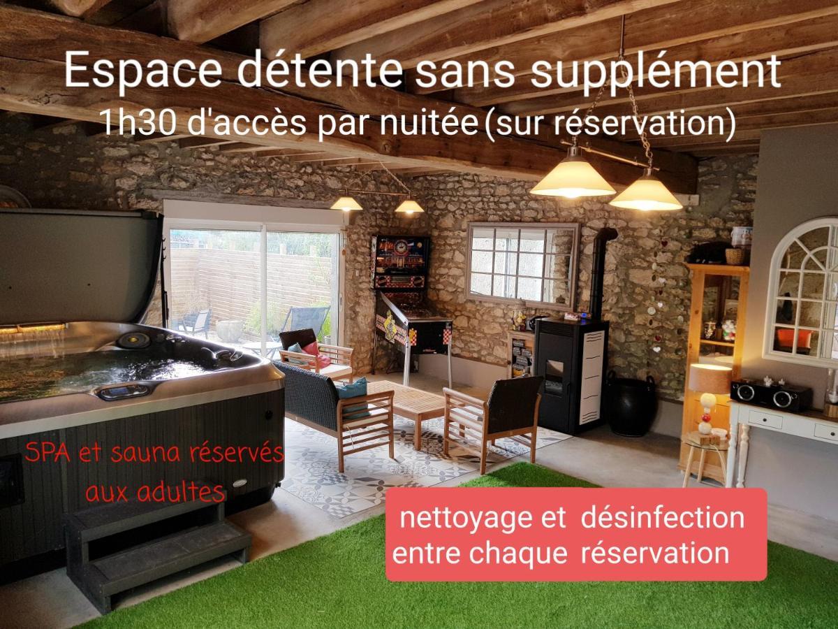 Le Grand Cedre Spa Et Sauna Interieur Piscine Marolles  エクステリア 写真