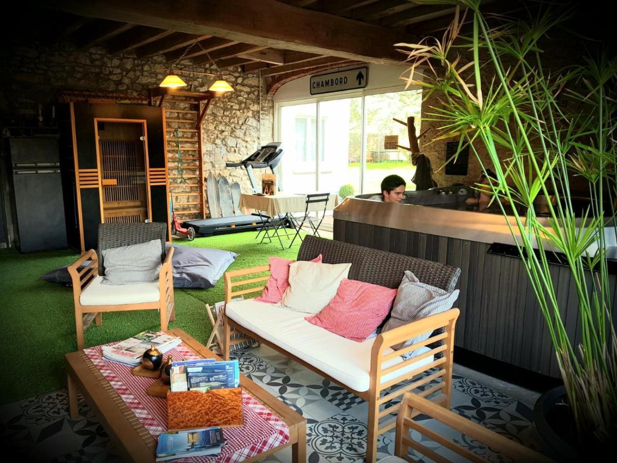 Le Grand Cedre Spa Et Sauna Interieur Piscine Marolles  エクステリア 写真