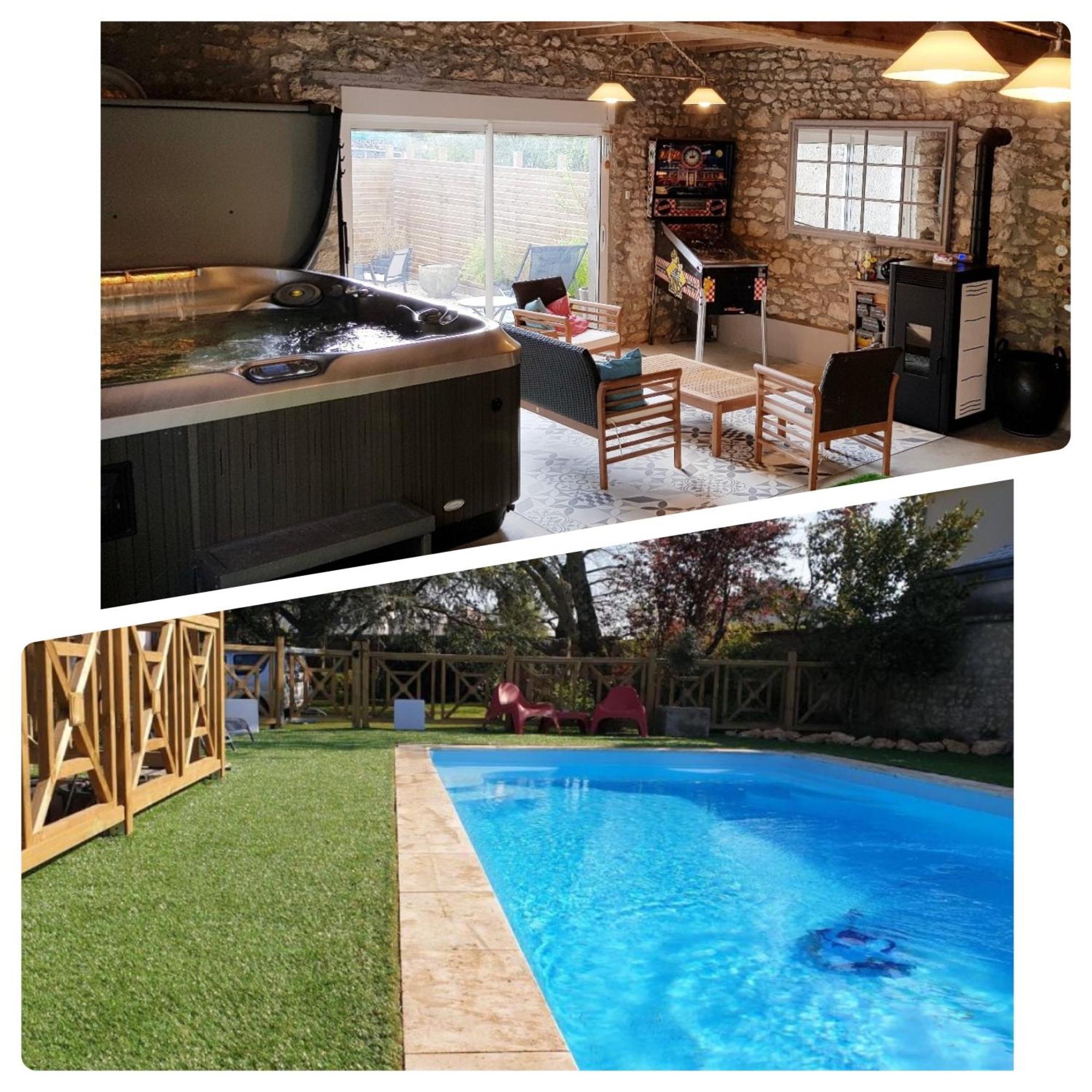 Le Grand Cedre Spa Et Sauna Interieur Piscine Marolles  エクステリア 写真
